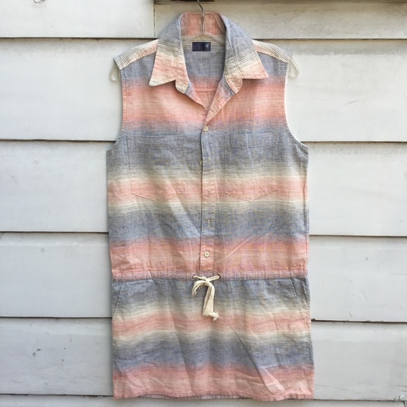 New MOTHER short sleeveless drawstring dress M - Picture 1 of 8